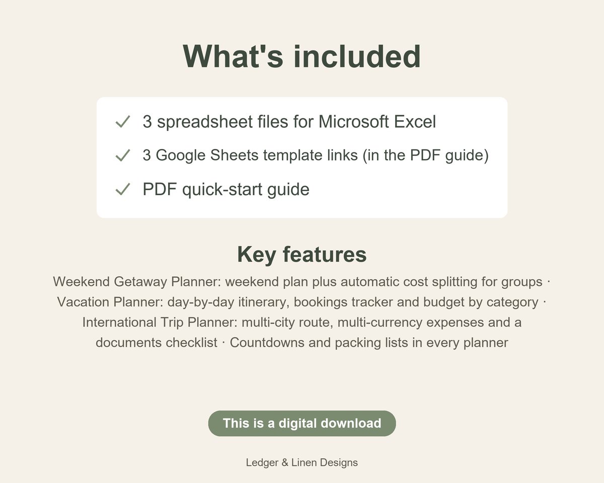 Travel Planner Bundle preview 5